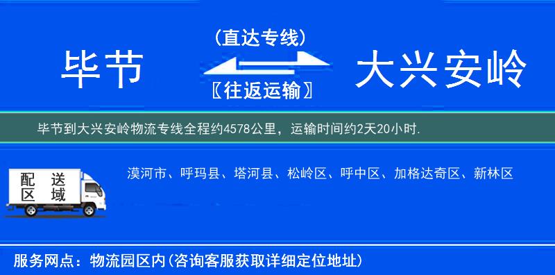 畢節(jié)到物流專線