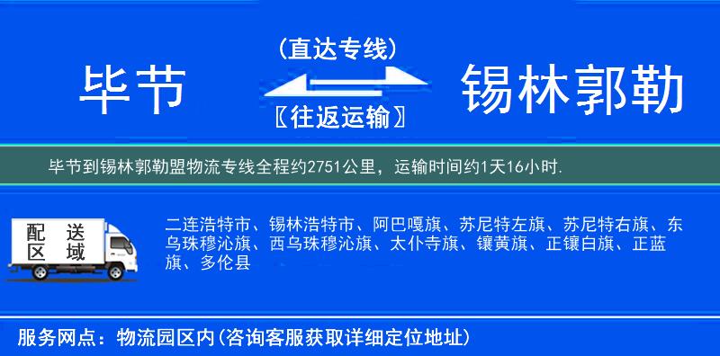 畢節(jié)到物流專線