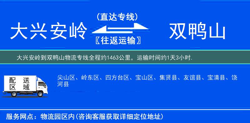 大興安嶺到物流專(zhuān)線(xiàn)