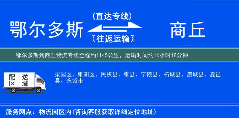 鄂爾多斯到物流專(zhuān)線
