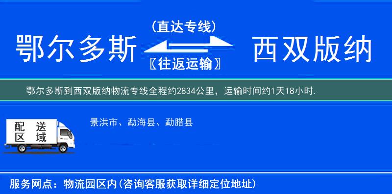 鄂爾多斯到物流專(zhuān)線