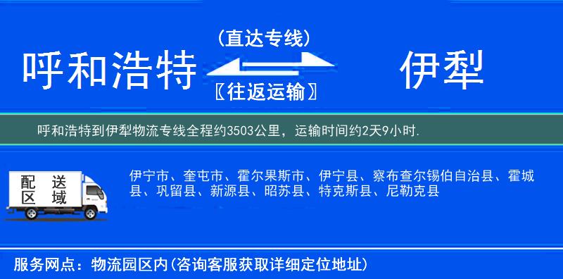 呼和浩特到物流專線