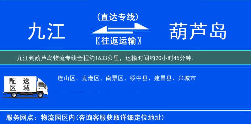 九江到物流專(zhuān)線