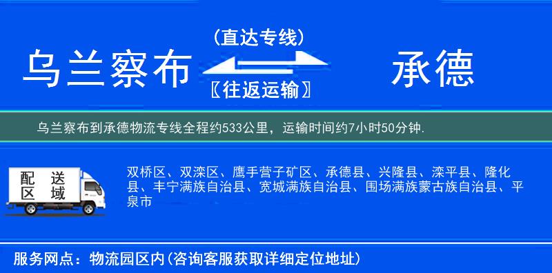 烏蘭察布到物流專(zhuān)線