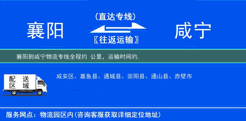 襄陽(yáng)到物流專線