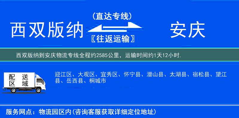 西雙版納到物流專(zhuān)線
